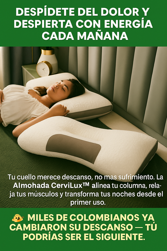 🎁 Promoción exclusiva: Almohada Ortopédica + almohada para las piernas GRATIS.